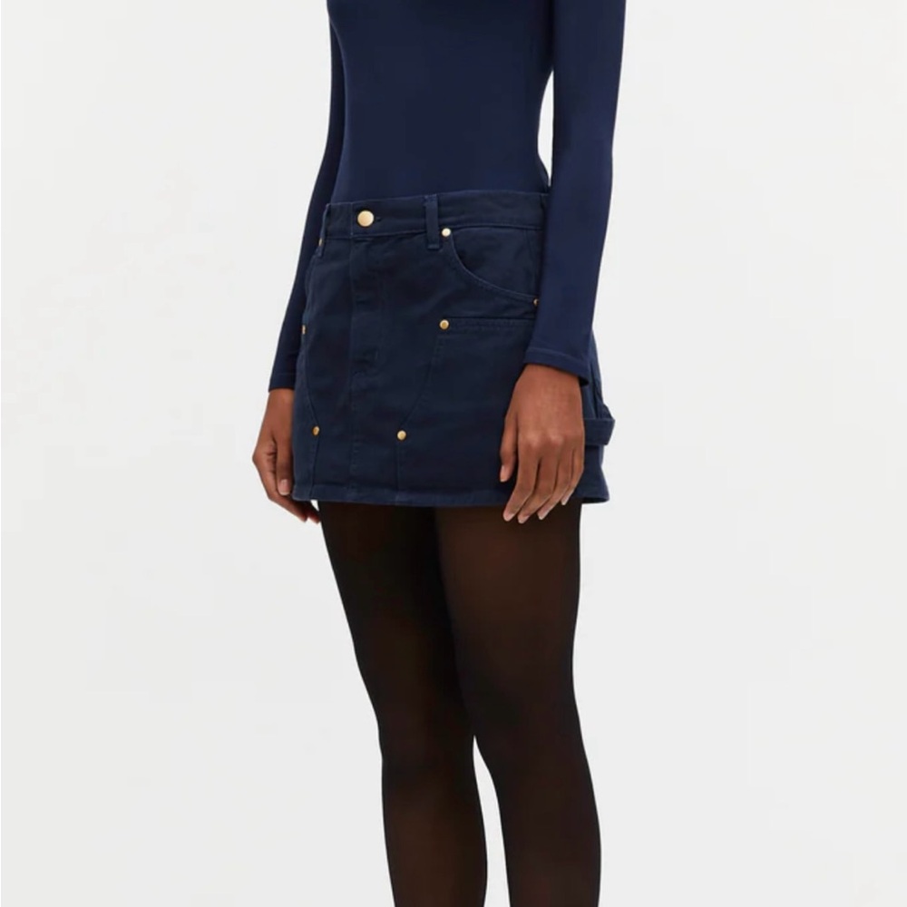 Renggli Cargo Skirt in Oxford/Navy Blue